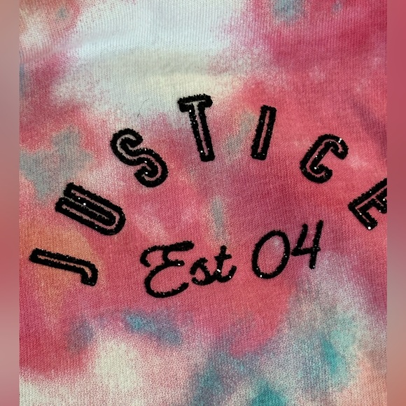 ☃️ 💚 Justice pink tie dyed tee 5 for $15 - Picture 2 of 7